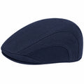 Schiebermütze Einheitsgröße Textil Dunkelblau klassische Flatcap für Alltag