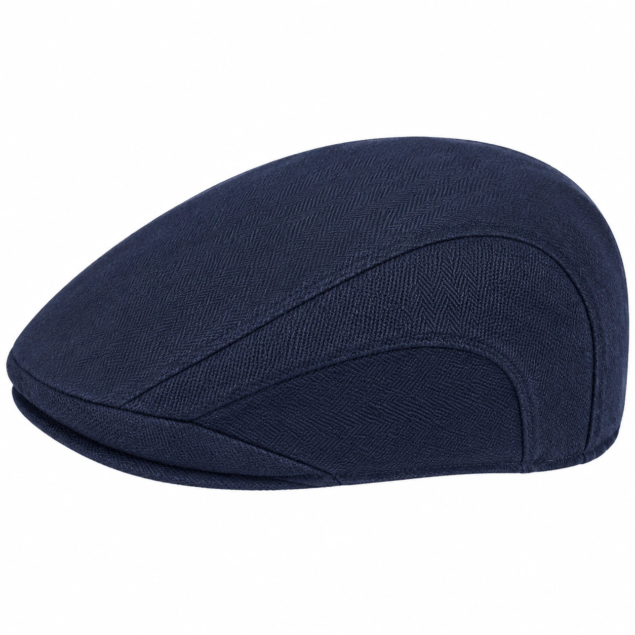 Schiebermütze Einheitsgröße Textil Dunkelblau klassische Flatcap für Alltag
